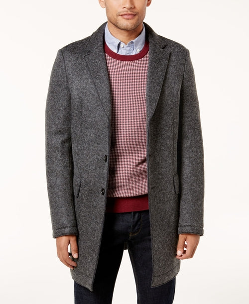 Tommy Hilfiger Mens Button Down Coat