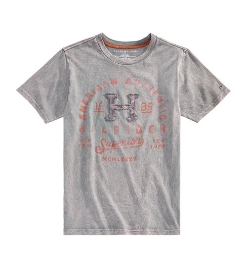 Tommy Hilfiger Big Boys Graphic Print Cotton T-Shirt